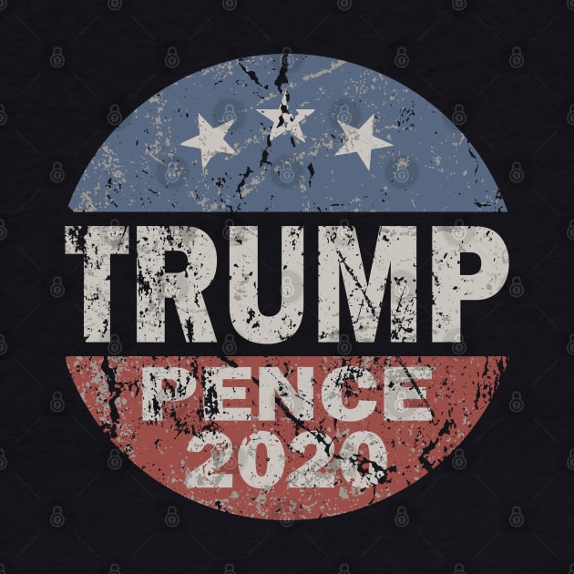 Vintage Trump Pence 2020 by Etopix